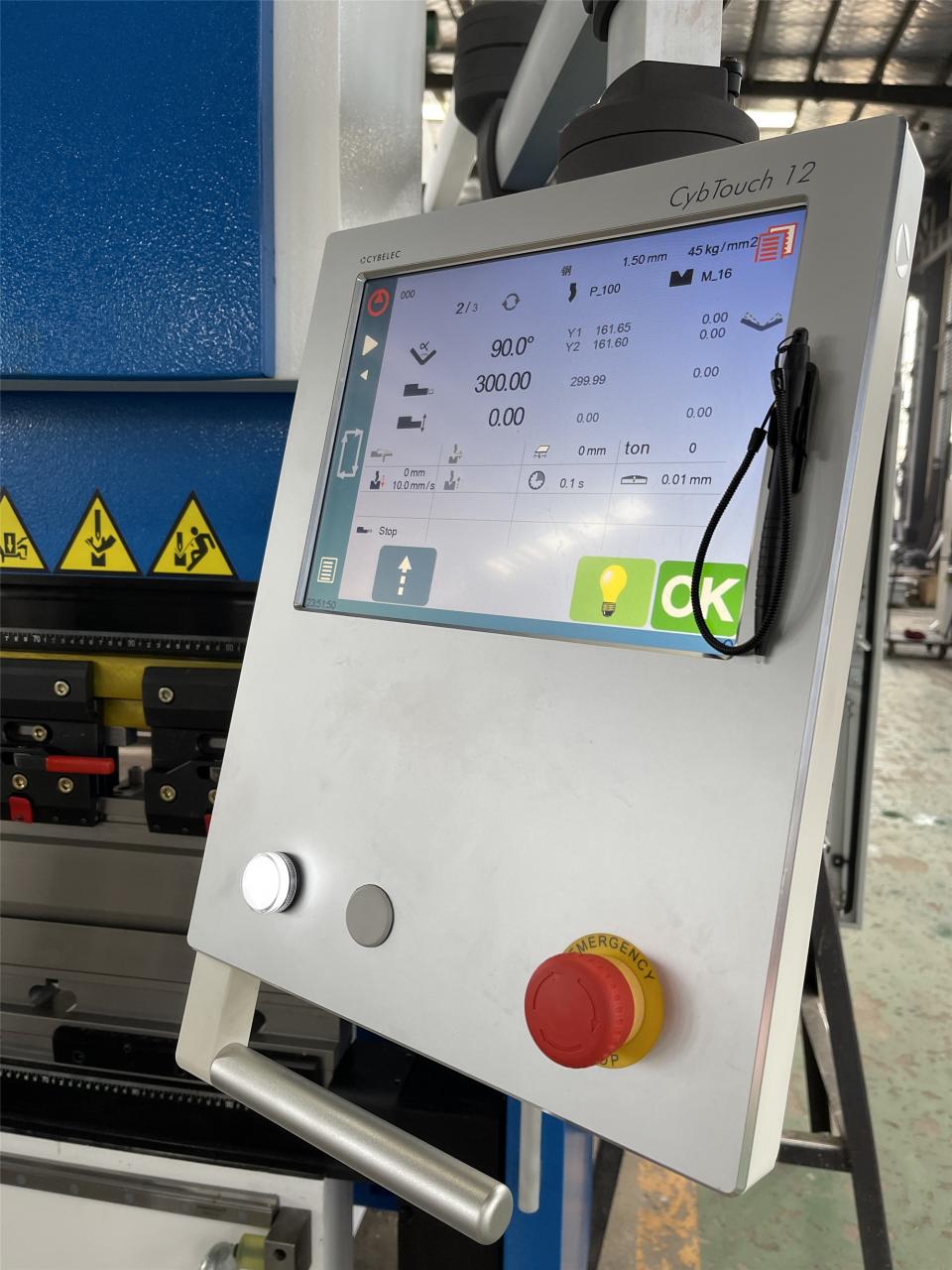 160t-4000 cu 4 axe Cnc mașină de îndoit hidraulic presa frana