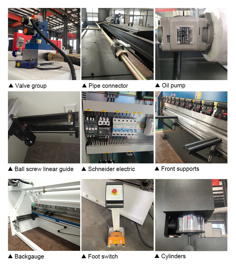 63t 2500mm Nc Carbon Steel Sheet Bending Machine Hydraulic Press Brake 63t 2500mm Nc mașină de îndoit tablă de oțel cu frână hidraulică