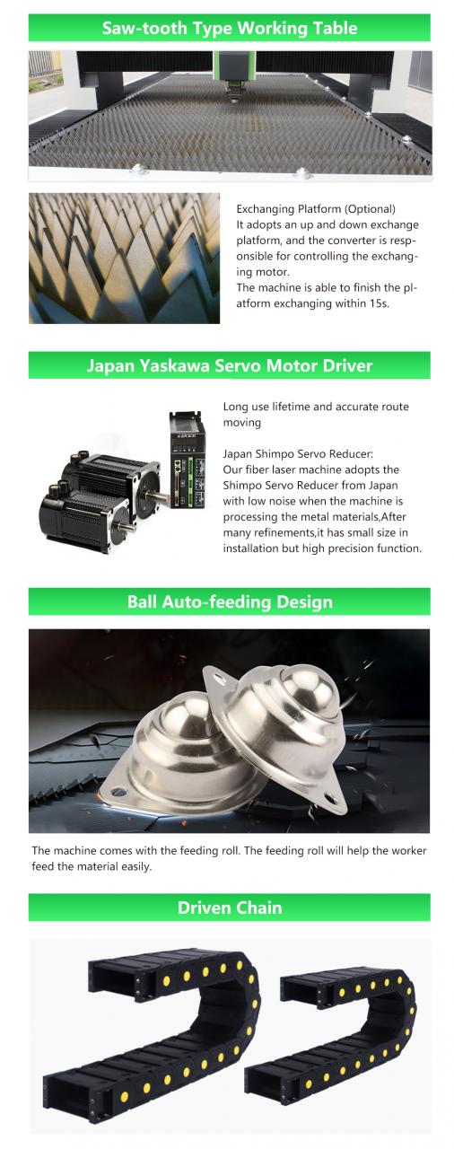 Carbon Iron Aluminum Metal Stainless Steel Cnc Fiber Laser Cutting Machine Fier carbon Aluminiu Metal Oțel inoxidabil Mașină de tăiat cu laser cu fibre CNC