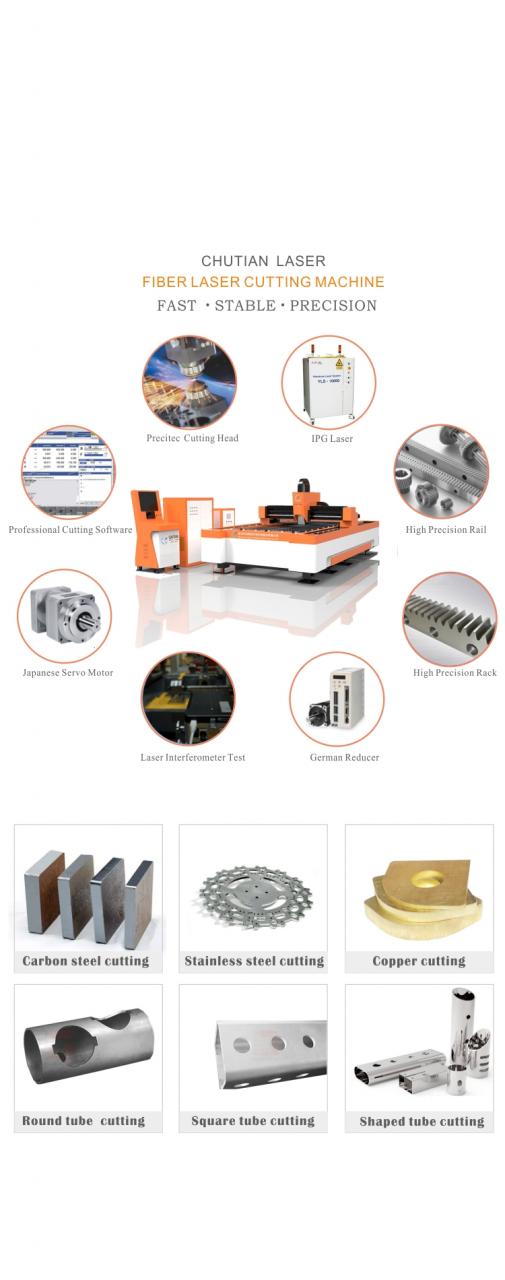Cnc Laser Manufacture 500W 1000W 2000W Stainless Steel Fiber Laser Cutting Machine Fabricarea laserului CNC 500W 1000W 2000W Mașină de tăiat cu laser cu fibre din oțel inoxidabil