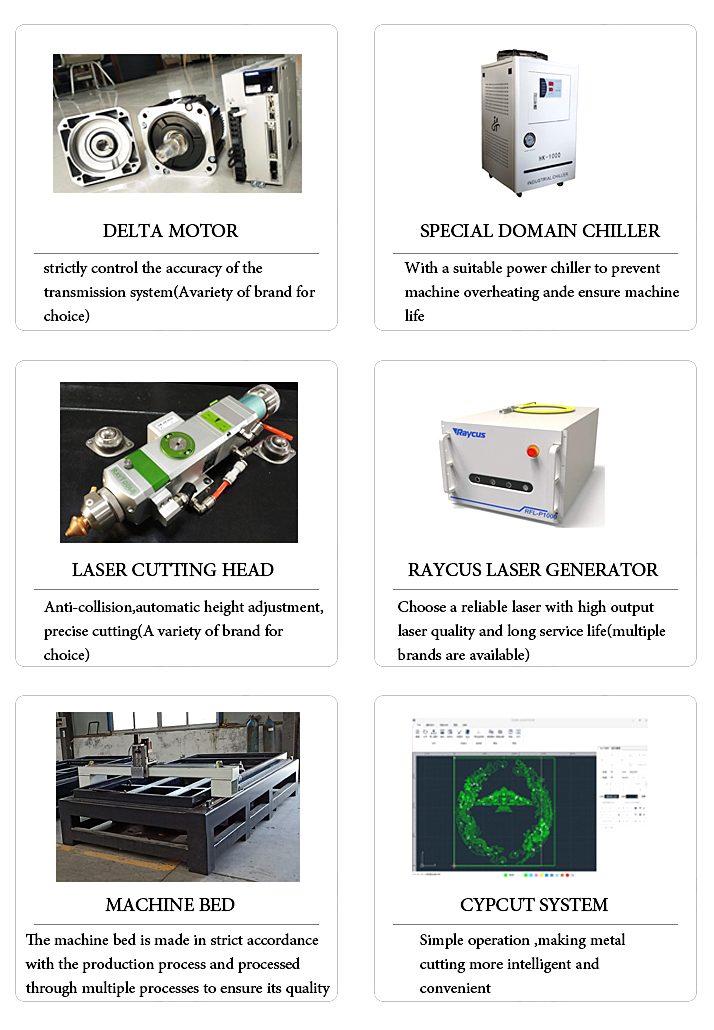 High Power Precision 1000w 1500w 2000w China Fiber Laser Cutting Machine Mașină de tăiat laser cu fibră de mare putere 1000w 1500w 2000w China