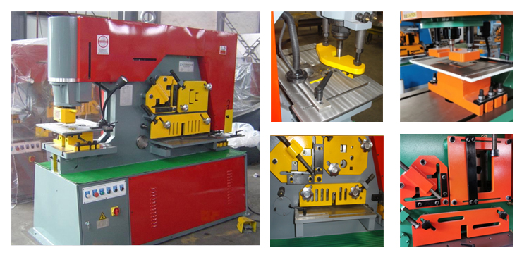 Q35y Hydraulic Ironworker Combined Drilling Machine Punching And Shearing Machine Q35y Hidraulic Ironworker Mașină combinată de foraj Mașină de perforat și forfecat
