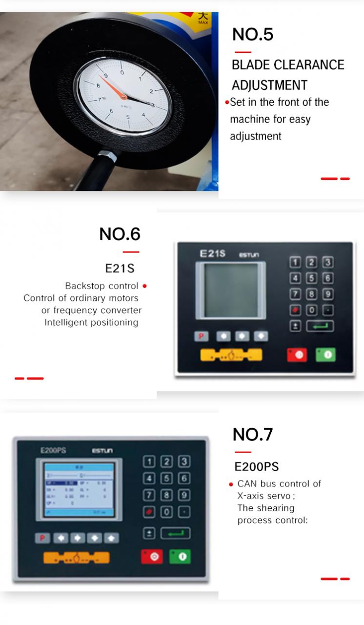 Shear Cutting Machine Guillotine Metal Hydraulic Shearing Machine Qc11Y/K Mașină de tăiat cu forfecare Mașină de forfecare hidraulică pentru metal cu ghilotină Qc11Y/K